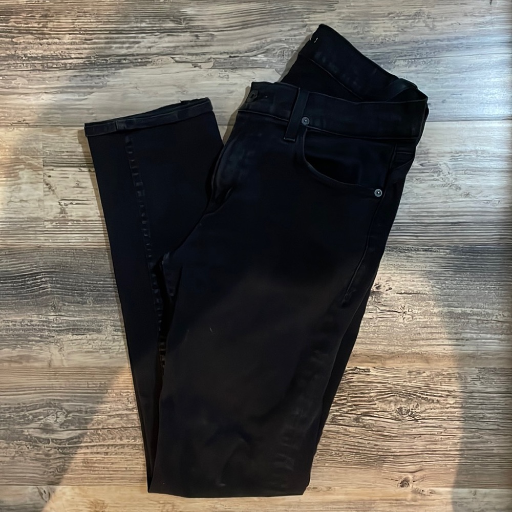 Hudson Sartor Relaxed Skinny Jeans in Black